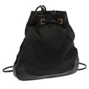 Pre-owned Canvas gucci-bags Gucci Vintage , Black , Dames