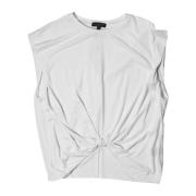 Witte Knoop T-Shirt Rag & Bone , White , Dames