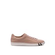 Elegante Roze Leren Sneakers Vrouwen Bally , Pink , Dames