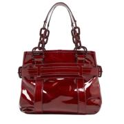 Pre-owned Leather totes Burberry Vintage , Red , Dames