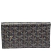 Pre-owned Coated canvas wallets Goyard Vintage , Black , Dames