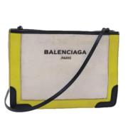 Pre-owned Canvas balenciaga-bags Balenciaga Vintage , White , Dames