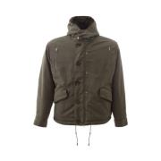 Elegante Army Jacket Katoen Mannen Lardini , Green , Heren