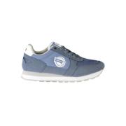 Blauwe Polyester Sneaker met Contrastdetails Carrera , Blue , Heren