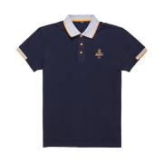 Stijlvol katoenen poloshirt met contrastkraag RefrigiWear , Blue , Her...