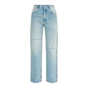 Jeans met vintage-effect MM6 Maison Margiela , Blue , Dames