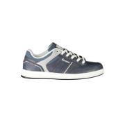 Blauwe Polyester Sneaker met Contrastdetails Carrera , Blue , Heren