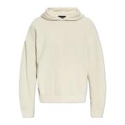 Geribbelde hoodie Emporio Armani , Beige , Heren