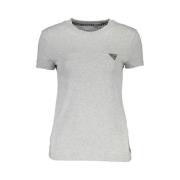 Stijlvol Grijs Logo T-Shirt Guess , Gray , Dames