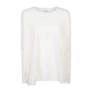 Witte Sweater Collectie Allude , White , Dames