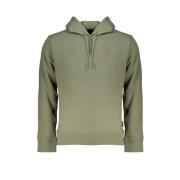 Groene hoodie met borduurwerk Napapijri , Green , Heren