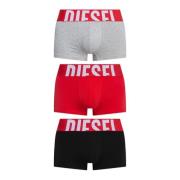 Driepak boxershorts met logo Diesel , Multicolor , Heren