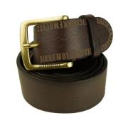 Elegante Bruine Leren Riem Bikkembergs , Brown , Unisex