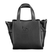 Elegante Zwarte Handtas met Meerdere Vakken Byblos , Black , Dames