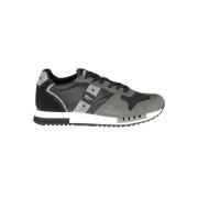 Klassieke zwarte sport sneakers met veters Blauer , Black , Heren