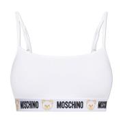 Beha met logo Moschino , White , Dames