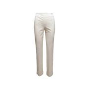 Pre-owned Canvas bottoms Chanel Vintage , White , Dames