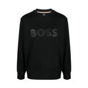 Jersey Sweatshirt 50494091 Boss , Black , Heren