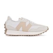 Techno Fabric Sneakers met Suede Details New Balance , White , Dames