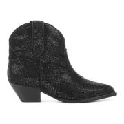 Zwarte Leren Schoenen Lola Cruz , Black , Dames