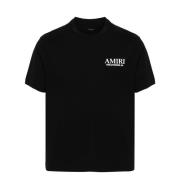 Zwarte T-shirts en Polos met Logo Amiri , Black , Heren