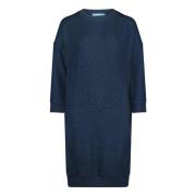 Casual Jurk met Lurexdraad Betty & Co , Blue , Dames