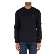 Tech-Flex Katoenen Longsleeve Top Boss , Blue , Heren