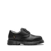 Zwarte Leren Veterschoenen Dr. Martens , Black , Heren