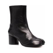 Zwarte Tabi Teen Haaksluiting Hak Maison Margiela , Black , Dames