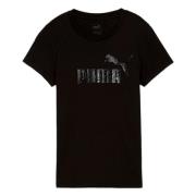 Ess+ Animal Tee T-shirt Puma , Black , Dames