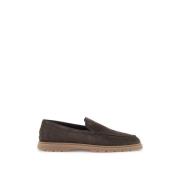 Geëmbosseerd Monogram Suède Loafers Tod's , Brown , Heren