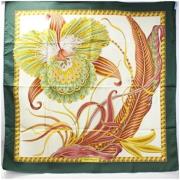 Pre-owned Silk scarves Salvatore Ferragamo Pre-owned , Multicolor , Da...