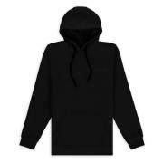 Zwarte Outline Hoodie - Trendy Design Aspact , Black , Heren