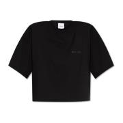 T-shirt met pads Halfboy , Black , Dames