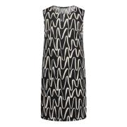 Zigzag Jersey Jurk Betty Barclay , Black , Dames