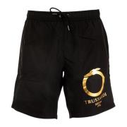 Trendy Zomer Boxershorts voor Mannen Trussardi , Black , Heren