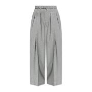 Geruite broek Jil Sander , Gray , Dames