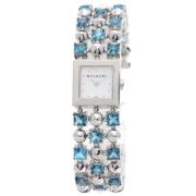 Pre-owned White Gold watches Bvlgari Vintage , Blue , Dames