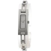 Pre-owned Stainless Steel watches Gucci Vintage , Gray , Dames