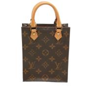 Pre-owned Leather totes Louis Vuitton Vintage , Brown , Dames