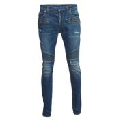 Pre-owned Denim jeans Balmain Pre-owned , Blue , Heren