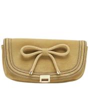 Pre-owned Leather clutches Burberry Vintage , Green , Dames