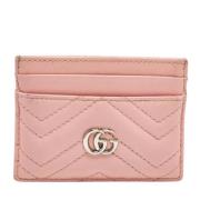 Pre-owned Leather wallets Gucci Vintage , Pink , Dames