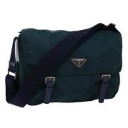 Pre-owned Nylon prada-bags Prada Vintage , Green , Dames