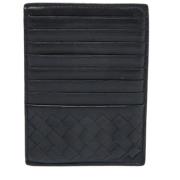 Pre-owned Leather wallets Bottega Veneta Vintage , Blue , Dames