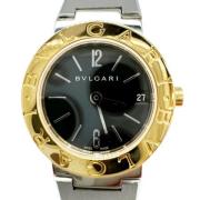 Pre-owned Stainless Steel watches Bvlgari Vintage , Black , Dames