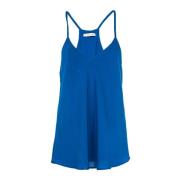 Blauwe Zomer Top voor Vrouwen Fracomina , Blue , Dames