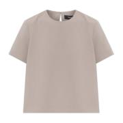 Top met een ronde halslijn Theory , Gray , Dames