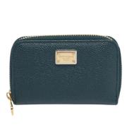 Pre-owned Leather wallets Dolce & Gabbana Pre-owned , Green , Dames