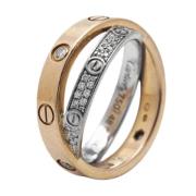 Pre-owned Rose Gold rings Cartier Vintage , Yellow , Dames